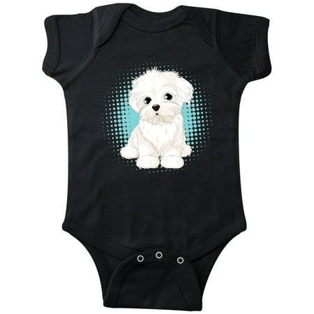 

Inktastic Maltese Puppy Dog Gift Baby Boy or Baby Girl Bodysuit