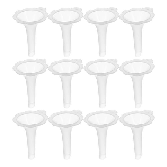Hemoton 100PCS Small Clear Funnels for Perfume Precise and Convenient Liquid Transfer Ideal for Filling Bottles