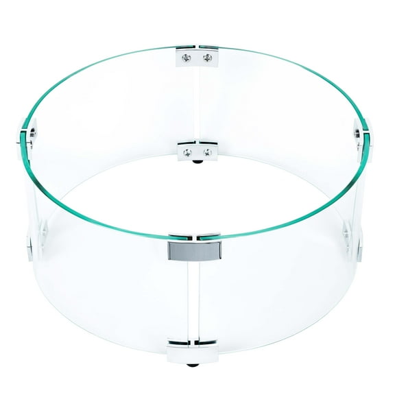 Celestial 14" x 6" Glass Wind Guard for 10” Round Fire Pits