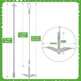 thumbnail image 5 of TooTaci 30" Ground Shed Anchors Kit, Earth Anchors with Driving Rod and 1/6" Galvanized Cable for Greenhouse, Carports, Gazebo, Tent, Orchard, 5 of 7