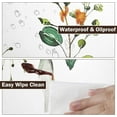 thumbnail image 4 of Floral Round Fitted Tablecloth with Elastic Edge,Water-Resistant Spring Summer Sage Green White Wild Flower Leaf Table Cover for 48-52" Found Tables Eucalyptus Table Cloth for Dinner,Outdoor,Patio, 4 of 4