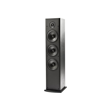 Polk Audio - T50 150 Watt Home Theater Floor Standing Tower Speaker (Single) - Amazing Sound | Dolby and DTS Surround - Black