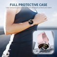 thumbnail image 4 of FL 2PCS For Samsung Galaxy Watch 8 40mm Screen Protector Case, Hard PC Protective Bumper Shell + Anti-Fog Tempered Glass Film, Waterproof Face Cover Set for Galaxy Watch 8 40mm Accessories, 4 of 7
