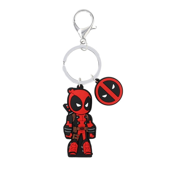 Marvel Boys' Deadpool Keychain Charm with Iconic Mask Design