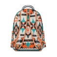 thumbnail image 3 of Boho Rucksack for College - Vintage Print Backpack with 17" Laptop Pocket | Heavy Duty Bookbag for Campus Essentials, Commuting & Work, 3 of 6