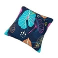 thumbnail image 3 of YFYANG Square Decorative Throw Pillow Case (Without Pillow Insert), Abstract Leaf Line Texture Bedroom Sofa Car Cushion Cover, 12"x12", 3 of 9