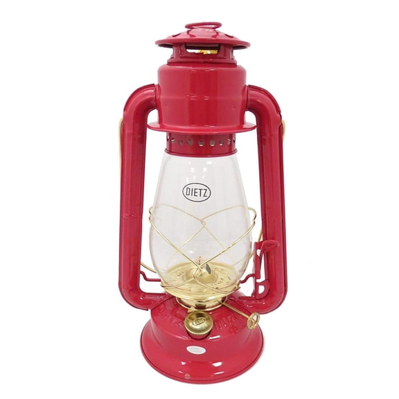 Dietz #20 Junior Oil Burning Lantern (Red with Gold)