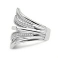 thumbnail image 3 of Araiya Fine Jewelry 10K White Gold Diamond Fashion Band Ring (1/5 cttw, I-J Color, I2-I3 Clarity), Size 5.5, 3 of 5