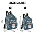 thumbnail image 2 of FORMRS Mini Backpack Purse for Women Travel Daypack Casual Shoulder Bag, Christmas Santa, 2 of 7