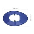 thumbnail image 2 of Unique Bargains Casque Rigide Pare-Soleil, Écran Solaire Casque Rigide à Grand Bord, Bleu, 2 of 7