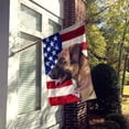 thumbnail image 2 of Treeing Tennessee Brindle American Flag Flag Canvas House Size, 2 of 2