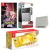 Nintendo Switch Lite Console Yellow with Pokemon Shining Pearl, Protective Case, Screen Protector and Screen Cleaning Cloth Bundle