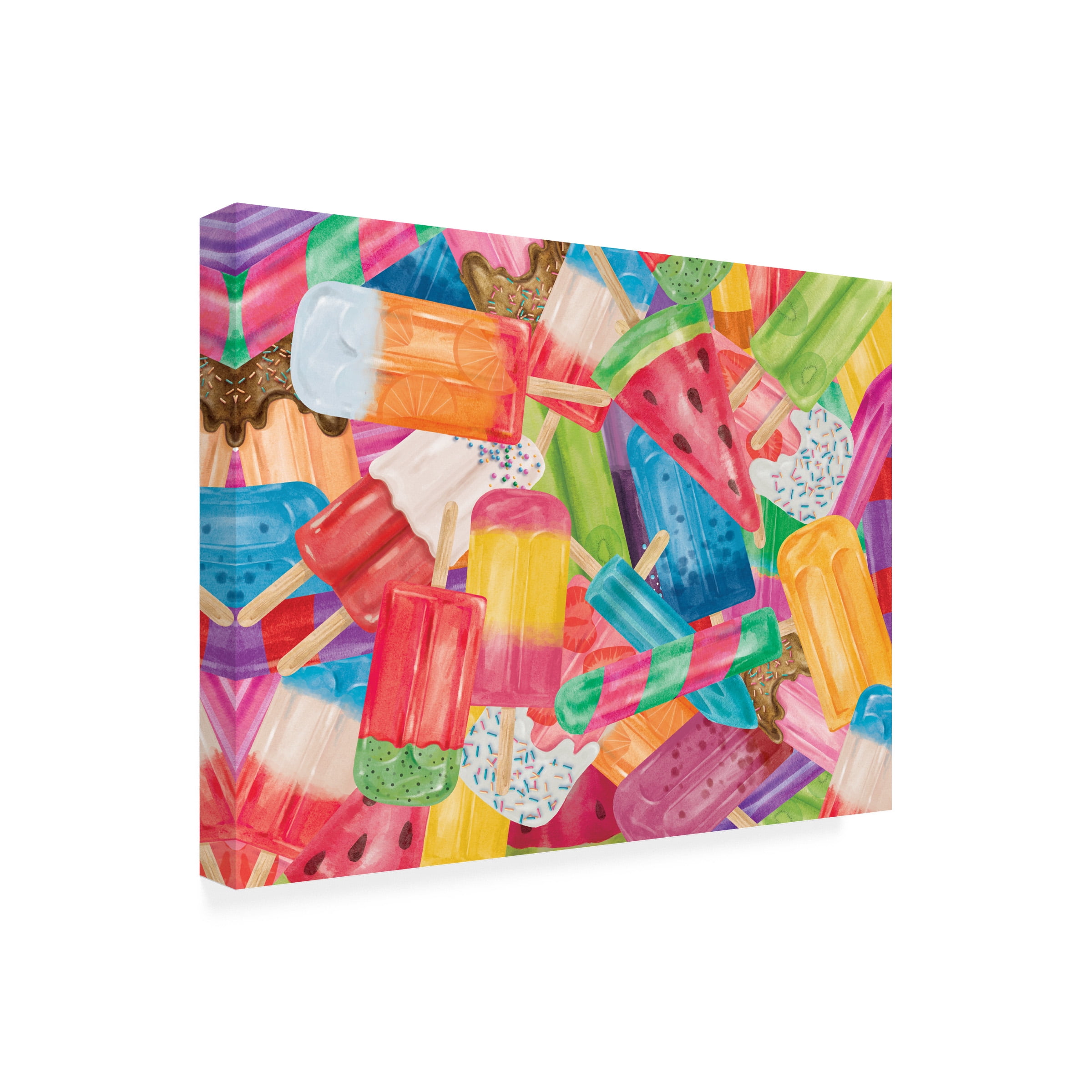 Fiona Stokes Gilbert 'Popsicles Galore' Canvas Art