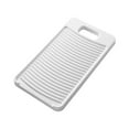 thumbnail image 1 of Portable Plastic Washboard with Non-Slip Surface, Hand Laundry Board for Small Items, Space-Saving Design with Soap Holder, 1 of 9