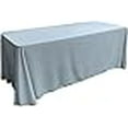 thumbnail image 3 of LA Linen TCpop90x132-BlueLgtP18 Nappe Rectangulaire en Popeline de Polyester Bleu Clair - 90 x 132 Po, 3 of 4