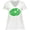 AA-White, variant on Inktastic St. Patrick's Day Lucky Lips with White Shamrock Women's Plus Size V-Neck T-Shirt