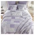 Bedding Set 2 Piece Lavender Rose Cotton Contemporary Quilt Set