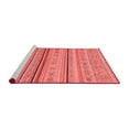 thumbnail image 2 of Ahgly Company Machine Washable Indoor Rectangle Abstract Red Modern Area Rugs, 7' x 10', 2 of 4