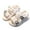 White, variant on Bixock Toddler Sandals Summer Sport Style Closed Toe Solid Color Soft Sole Non Beach Toddler Shoes Breathable Boys Shoes