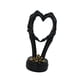 thumbnail image 5 of Escultura de manos de corazón de Halloween, estatua de pareja de calaveras, decoración decorativa aterradora, amor Negro, 5 of 9