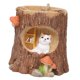 thumbnail image 2 of colgante de tocón de árbol y cactus suculentas de animales, de resina para s, s de bonsái agujero, perfecto para d Gato CUTICAT Maceta suculenta, 2 of 8