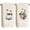 Beige 3, variant on Sm:)e 2 Pc Pumpkin Bat White Ghosts Embroidered Halloween Hand Towel, 100% Cotton Absorbent Towel, 13.7 x 29.5 Inch, Beige