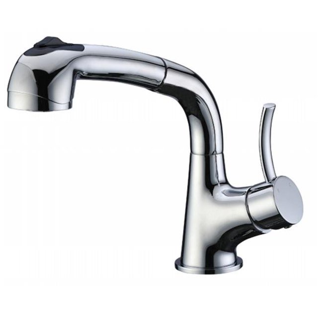 Dawn Kitchen & Bath AB50 3702C Single-Lever Pull-Out Spray Kitchen Faucet - Chrome