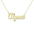 thumbnail image 1 of Personalized Name Necklace Layering Set with Paper Clip Chain, 1 of 8