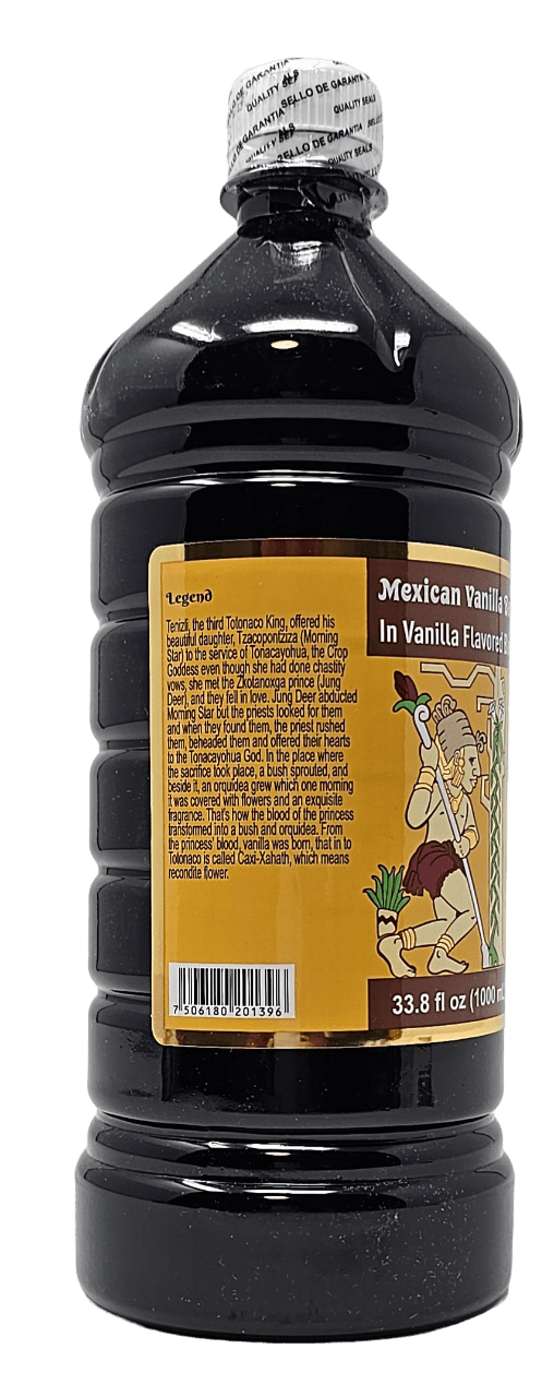 Usumacinta Amber Mexican Vanilla 33.8oz - Made in Mexico