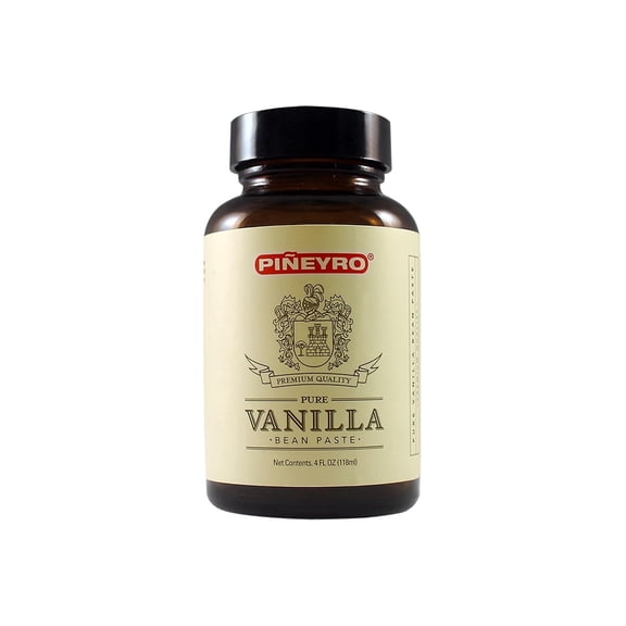 Piñeyro (Pineyro) Vanilla Paste | From Vanilla Beans | Perfect for Baking, Cooking & Desserts | 100% Vegan & Kosher | Non-GMO & Gluten-Free | 4oz.