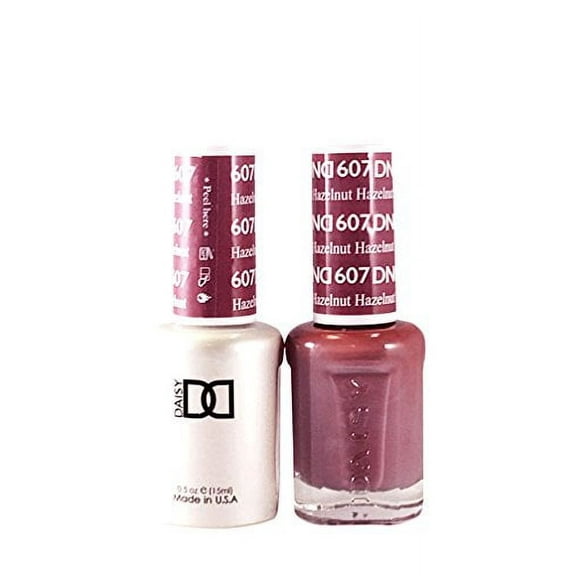 DND Nail Polish Gel & Matching Lacquer Set (607 - Hazelnut)