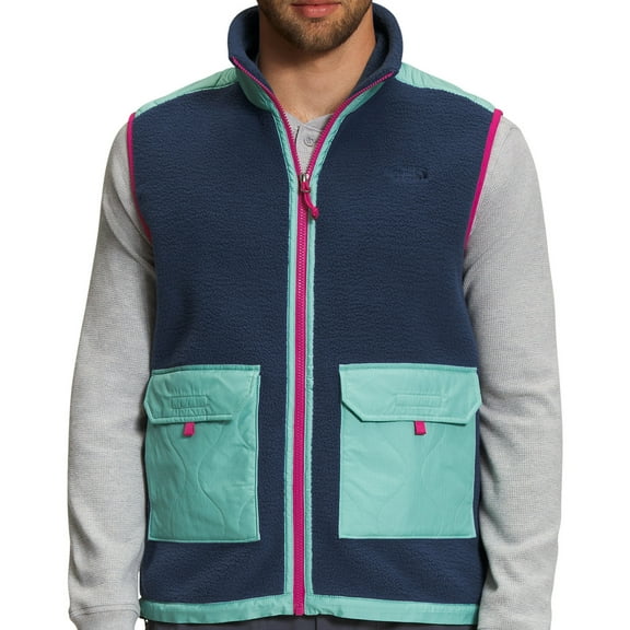 The North Face Royal Arch Men's Full Zip Fleece Vest (2XLarge, Summit Navy)