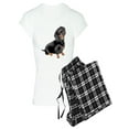 thumbnail image 1 of CafePress - Black Tan Dachshund - Women's Light Pajamas, 1 of 1