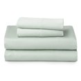 thumbnail image 2 of Better Homes & Gardens Signature Soft Cotton & Rayon Made from Bamboo Bed Sheet Set, King, Soft Sea, 2 of 7