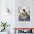 thumbnail image 3 of Lingy Jesus Christ in The Starry Saying Come to Me Jesus Canvas Wall Art Print Poster Picture Modern Office Home Room Decor, 3 of 4