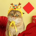 thumbnail image 4 of Chinese Dragon Pet Hat: Adjustable Lace-up Design, Cat and Dog Headwear for Festival Decorations, 4 of 7