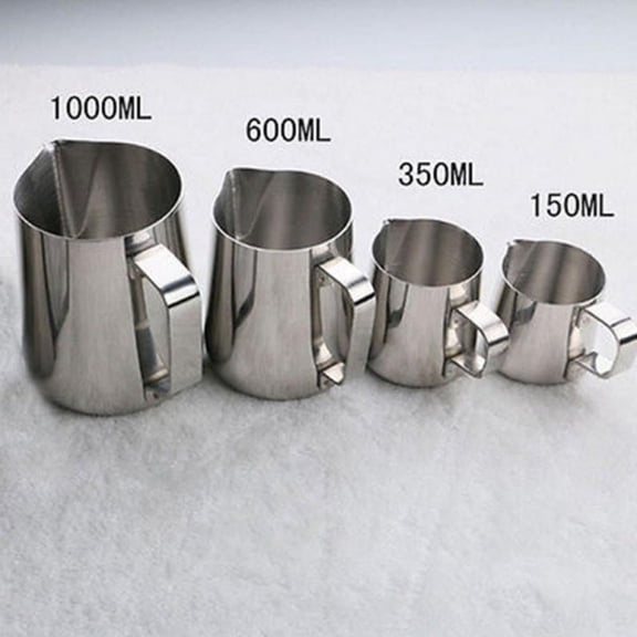 TYPPKMM Coffee Pot Stainless Steel Pull Cup Espresso Coffee Pitcher Craft Latte Milk Foam Jug Mug Coffee Accessories