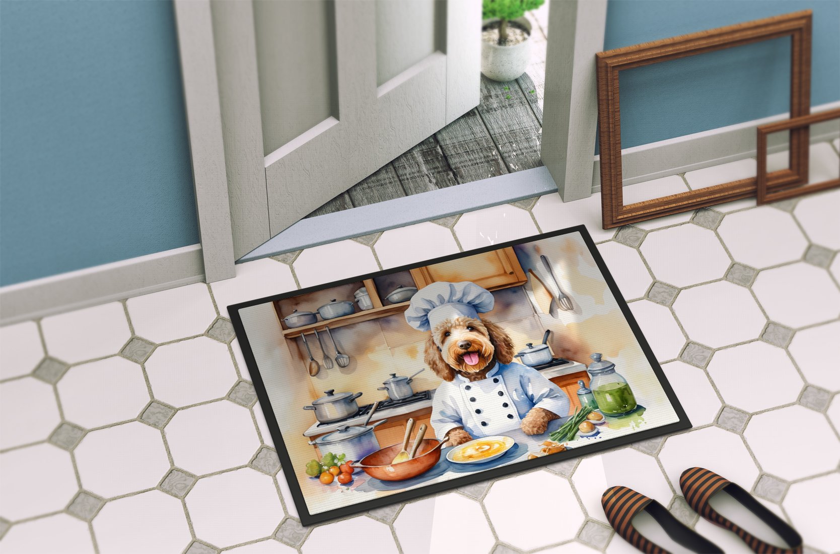 Yorkie Yorkshire Terrier The Chef Doormat