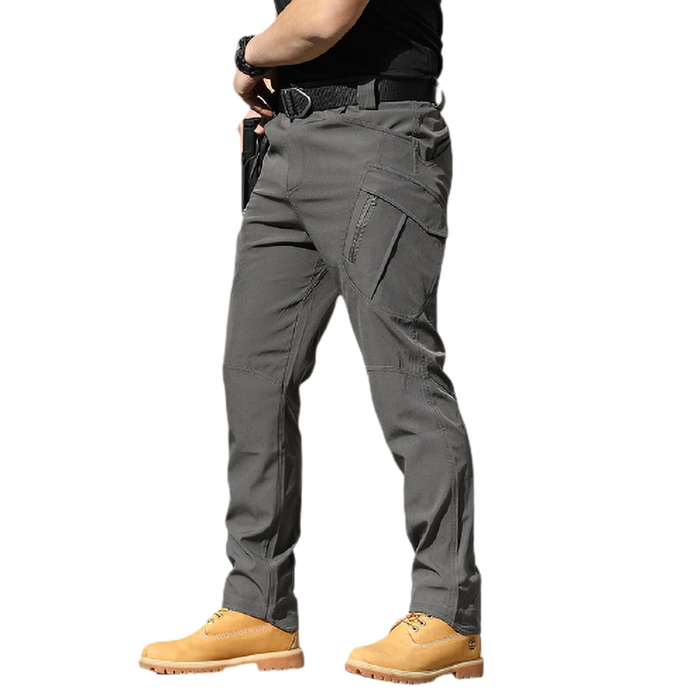 Mens Baggy Fit Camping Hiking Military Army Trousers Cargo Combat Workwear Pants 