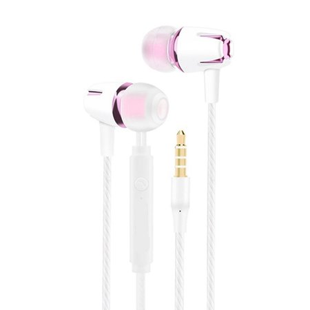 earbuds ear earphone headset mic earphones wired 5mm stereo running sport noise cancelling