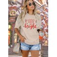 thumbnail image 5 of MOUSYA Christmas Sweatshirt Women Merry and Bright Christmas Shirt Christmas Crewneck Pullover Casual Blouse Tops, 5 of 10