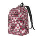 thumbnail image 1 of Fotbe Hearts And Lines Mochila de Lona con Estampado, Mochila Duradera, Mochila Versátil de Alta Calidad, Mochila Compacta Vintage-Small, 1 of 5