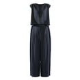 thumbnail image 5 of Women's Summer Leisure And Linen Loose Two Piece Sleeveless Top Loose Wide Leg Pants Two Piece Set Women Insulated Bib Overalls Women Dress And Cardigan Set Women Women Interview Clothes Set Womens, 5 of 5