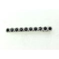 thumbnail image 2 of Faship Gorgeous Black Crystal Floral Small Alligator Hair Clip, 2 of 4
