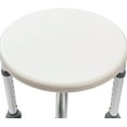 thumbnail image 3 of Bathroom Safety Shower Tub Aluminium Alloy Bath Chair Bench with Adjustable Height White, 3 of 12