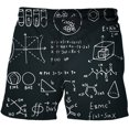 thumbnail image 1 of 2024 Été Short Homme Formule Mathématique Imprimée 3D Maillot de Bain Décontracté Séchage Rapide Élastique Short de Plage Homme, 1 of 5