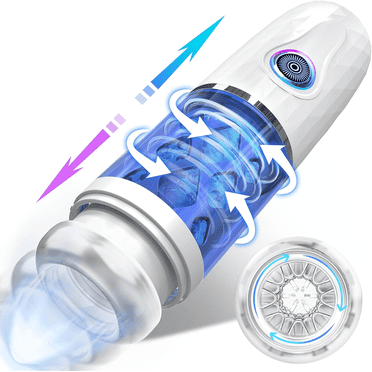 Automatic Male Stroker with 10 Thrusting & 10 Rotating & 6 Voice Male Masturbators Cup Adult Sex Toys for Man