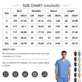 thumbnail image 2 of Yifymode Unisex V Neck Short Sleeve Medical Scrub Top, Three Pockets Lightweight Breathable Work Top Mint Green S, 2 of 4