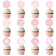 thumbnail image 1 of Elomy 24 Piezas Decoraciones Rosadas "Cielito Lindo" para Baby Shower, 1 of 6