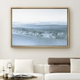 thumbnail image 2 of PixonSign Framed Canvas Print Wall Art Ocean Waves Crash on Shore Nature Wilderness Photography Realism Contemporary Scenic Dramatic Blue for Living Room, Bedroom, Office - 24"x36" Natural, 2 of 5